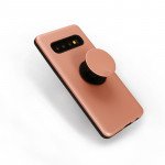 Wholesale Galaxy S10 Pop Up Grip Stand Hybrid Case (Rose Gold)